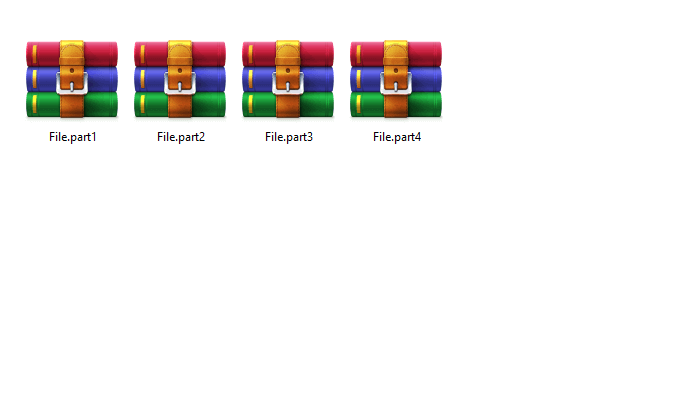 Urutan Data Part RAR