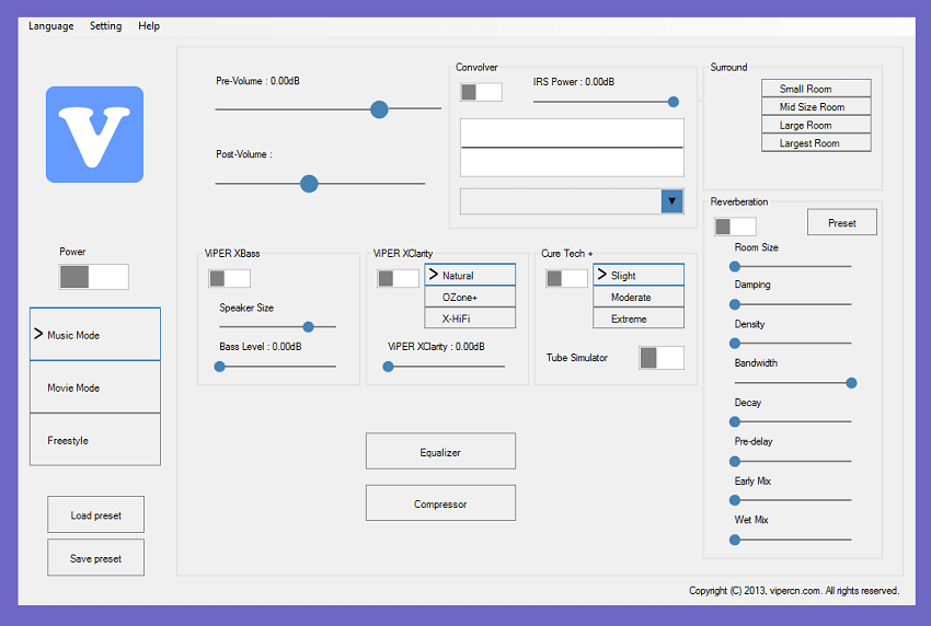 Viper4Windows Equalizer