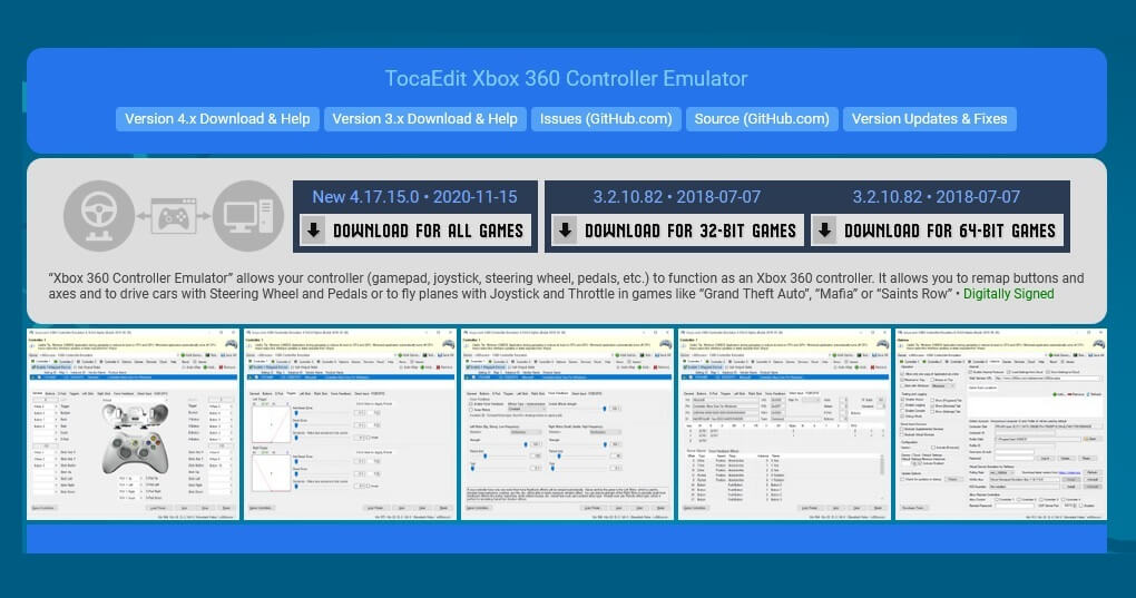 Contoh Aplikasi Controller Emulator