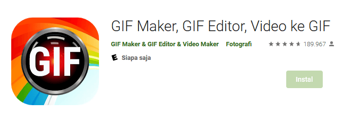 GIF Maker Google Playstore