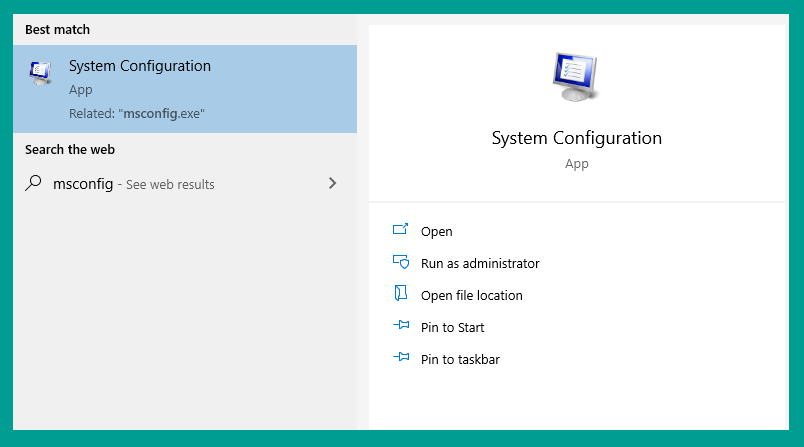 Aplikasi MSConfig di Windows - Cara Mengatasi RAM Usable