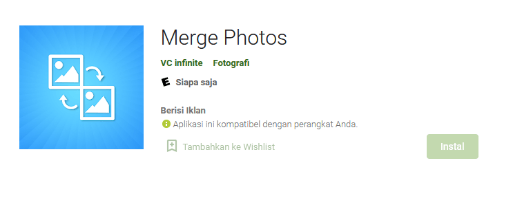 Merge Photos di Playstore