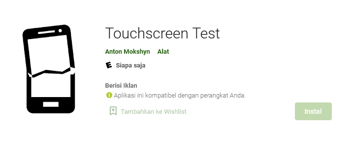 Aplikasi Tes Touchscreen Xiaomi
