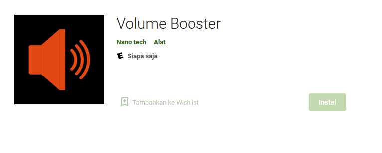 Aplikasi Volume Booster Playstore Android