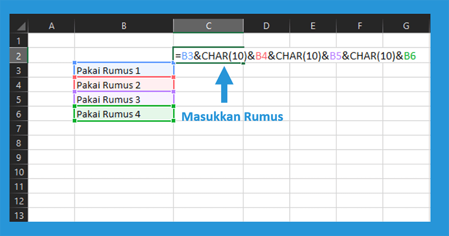 Contoh Atur Rumus di Excel