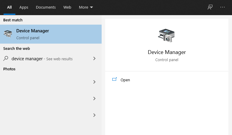 Device Manager di Windows