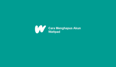 Cara Hapus Akun Wattpad