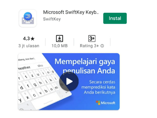 Contoh Aplikasi Keyboard yang Bisa Dipakai