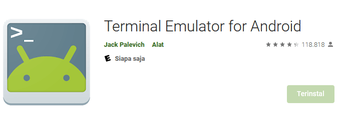 Aplikasi Terminal Emulator
