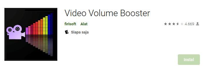 Aplikasi Video Volume Booster