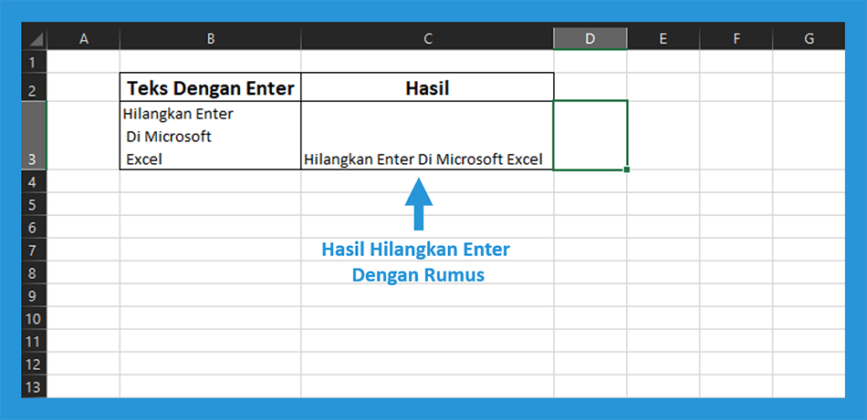 Contoh Hasil Enter Excel Hilang