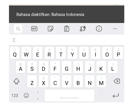 Contoh Keyboard HP Android