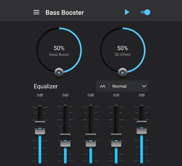 Contoh Setting Bass Booster di HP