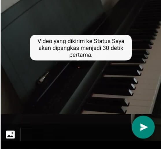 Contoh Pesan Durasi Status