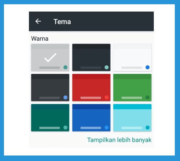 Contoh Tema Keyboard