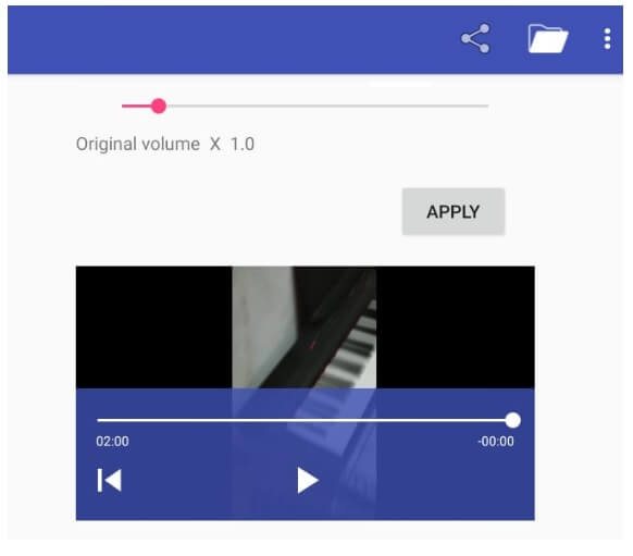 Contoh Atur Suara Video HP