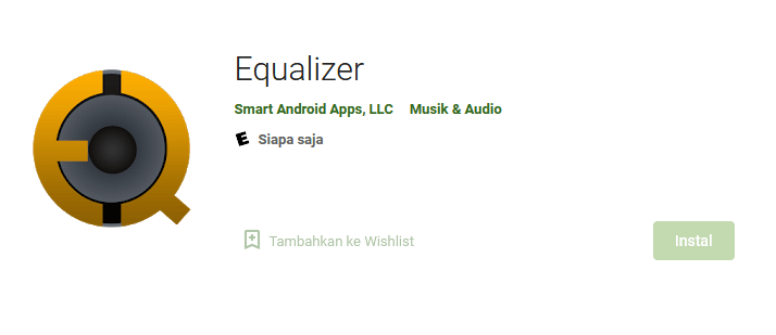 Aplikasi Smart Equalizer di Playstore