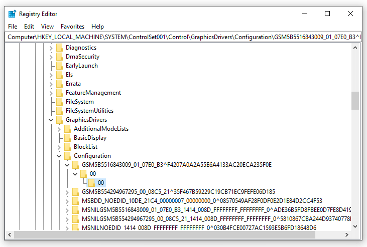 Folder Konfigurasi Registry Tambahan