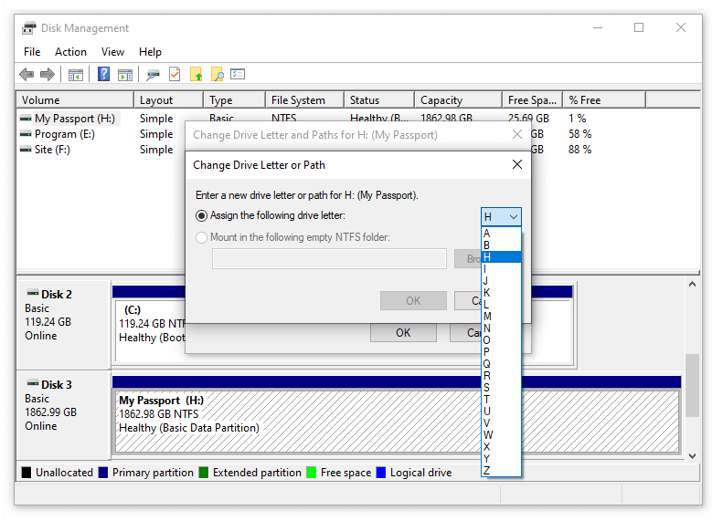 Mengatur Letter Harddisk Eksternal