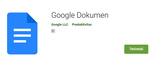 Google Dokumen Playstore