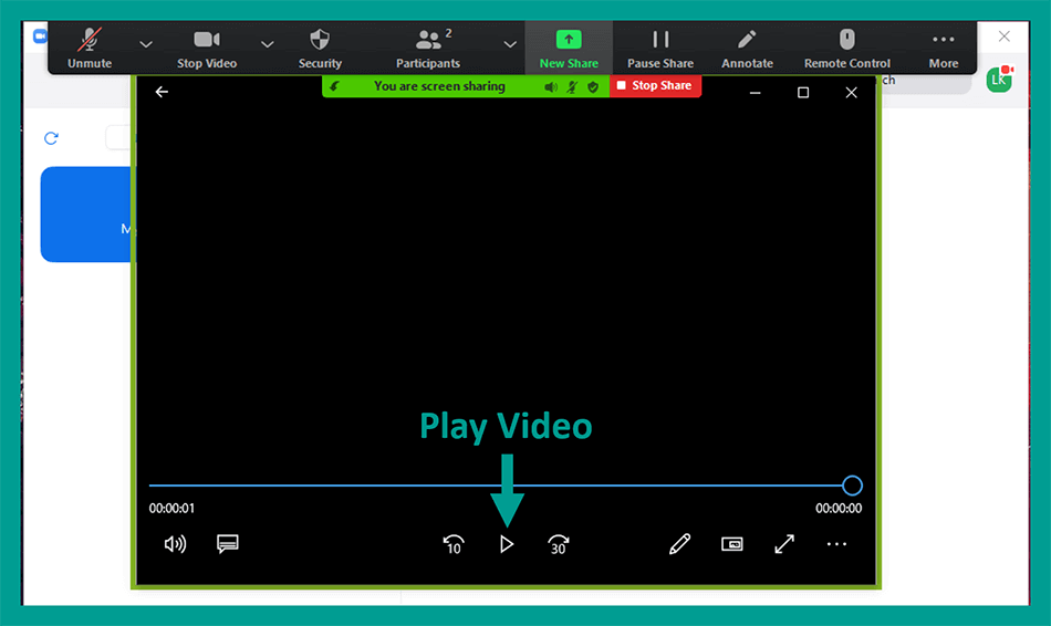 Jalankan Video di Zoom PC atau Laptop