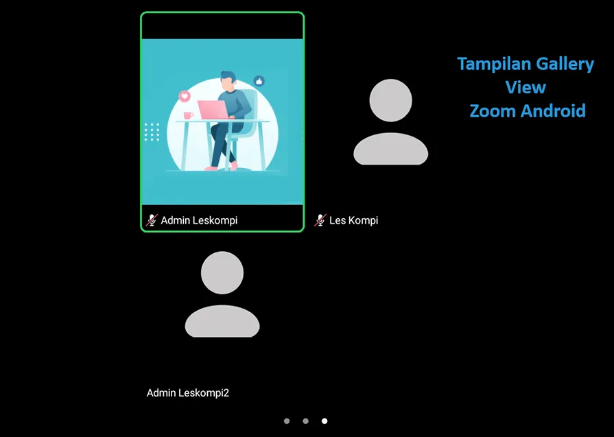 Tampilan Galeri View Zoom Android