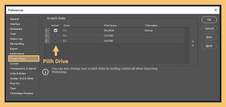Because scratch disks are full