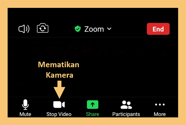 Mematikan Kamera di Zoom Android