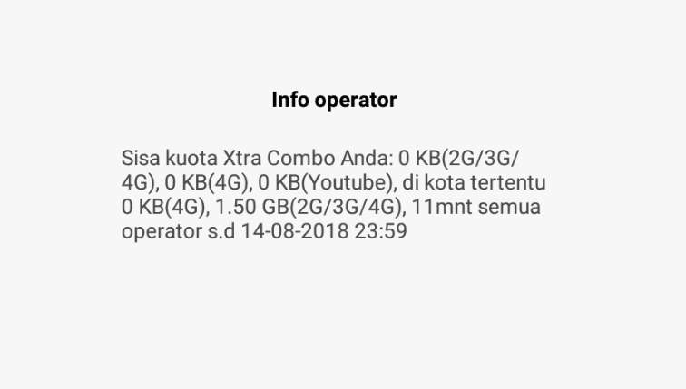 Pastikan Kuota XL Cukup