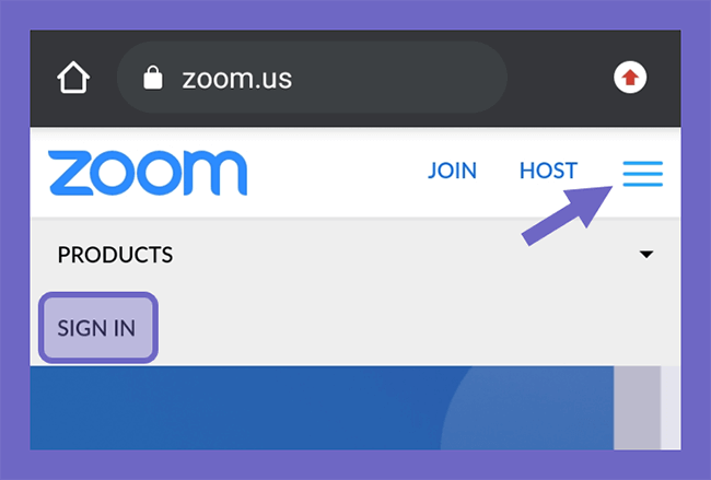 Menu Sign In Situs Zoom