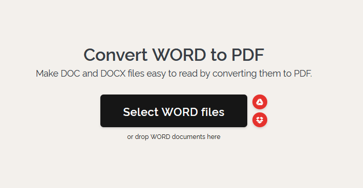 Tombol Select Word PDF