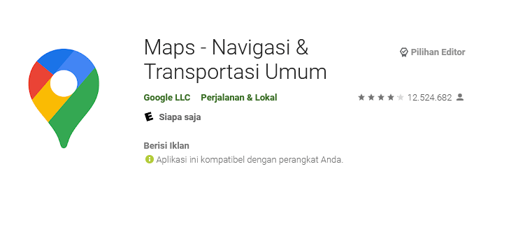Update Aplikasi Google Maps di HP Android