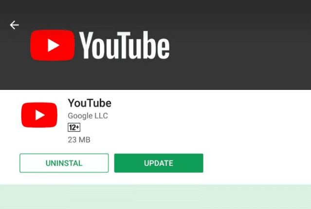 Opsi Update Youtube HP