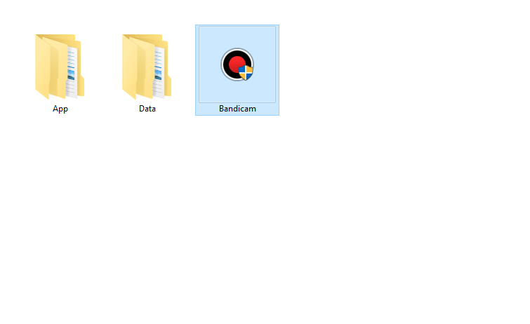 Buka Aplikasi Bandicam di Explorer