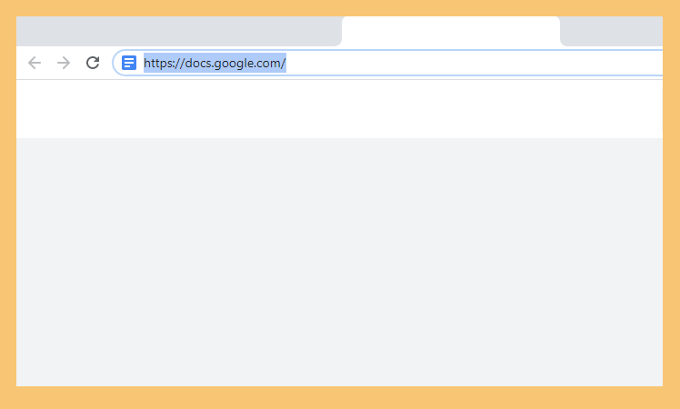 Membuka Google Dokumen di Browser