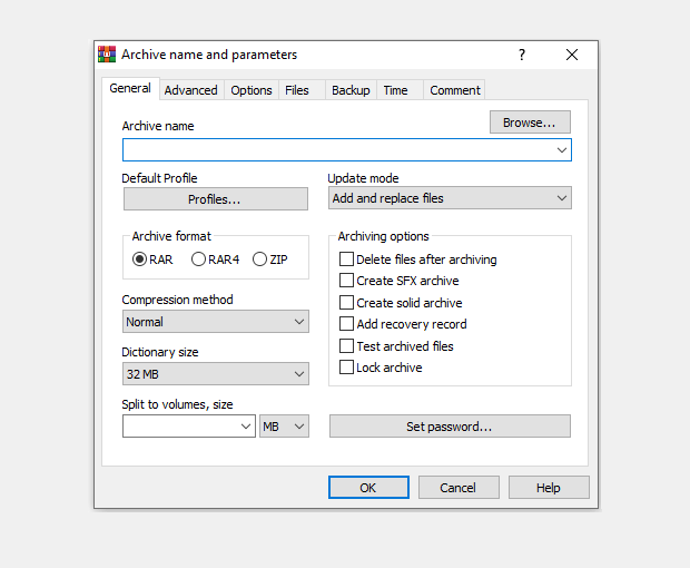 Contoh Kompres Data RAR di Windows