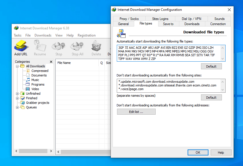 Contoh Atur File Type