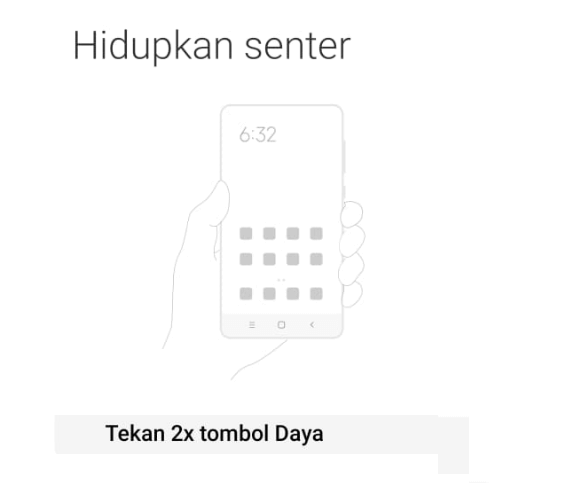 Contoh Senter di Pengaturan HP Android