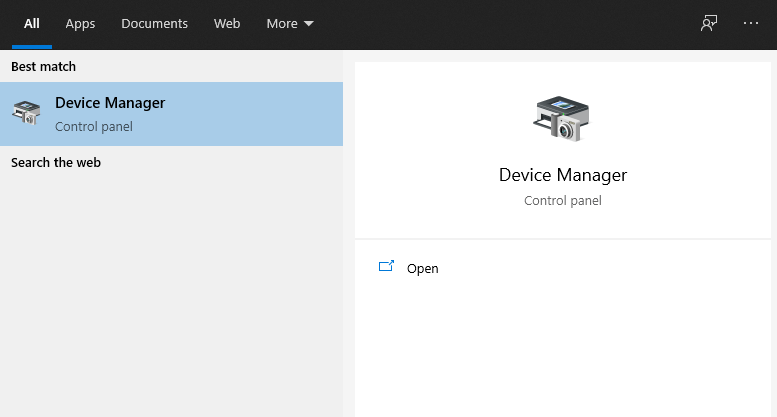 Membuka Device Manager