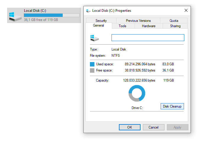 Disk Cleanup