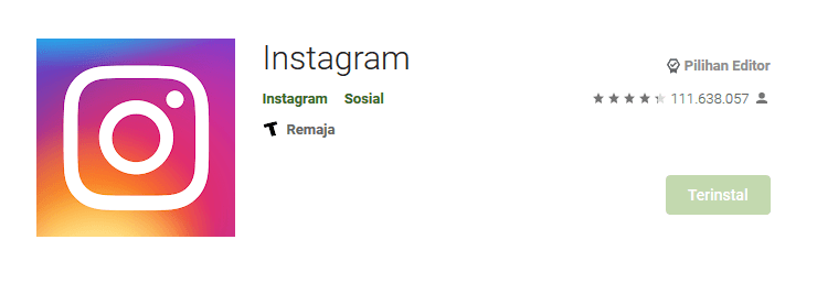 Update Instagram di Playstore