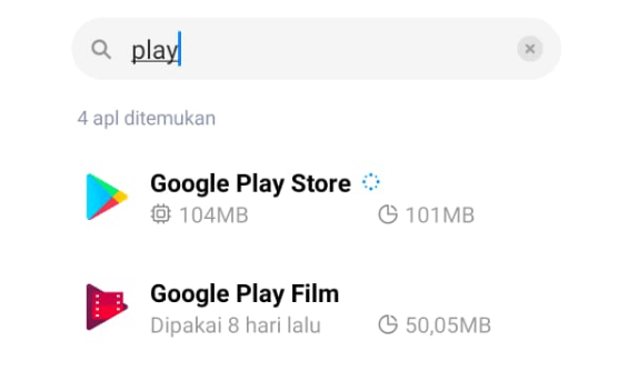 Menu Playstore di Setelan - Cara Memperbarui Google Play Store