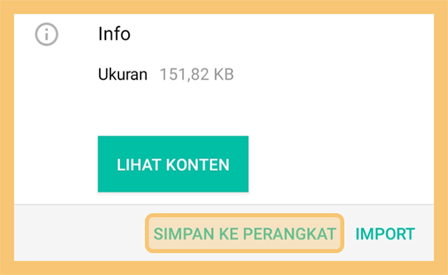 Menyimpan File Mega di HP Android