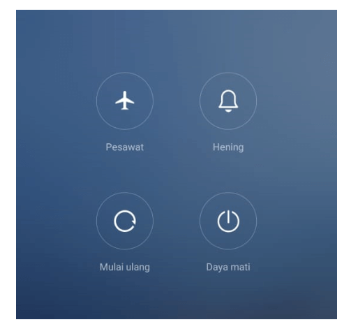 Opsi Restart HP Android