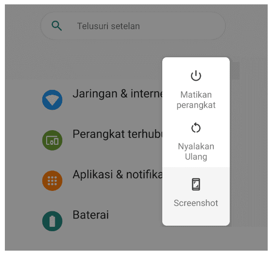 Opsi Restart HP Android