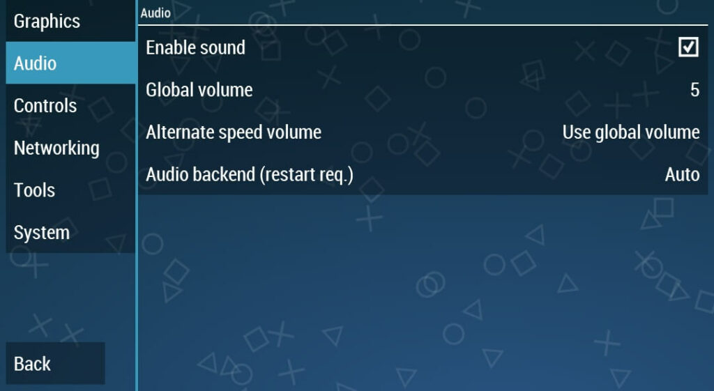 Cara Setting Audio PPSSPP