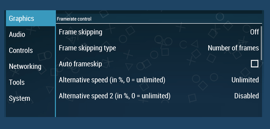 Setting FrameRate Control
