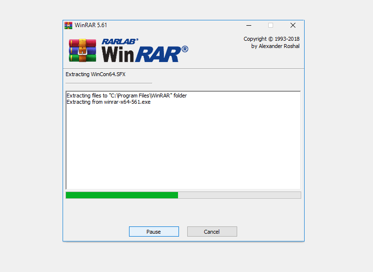 Proses Instalasi Winrar