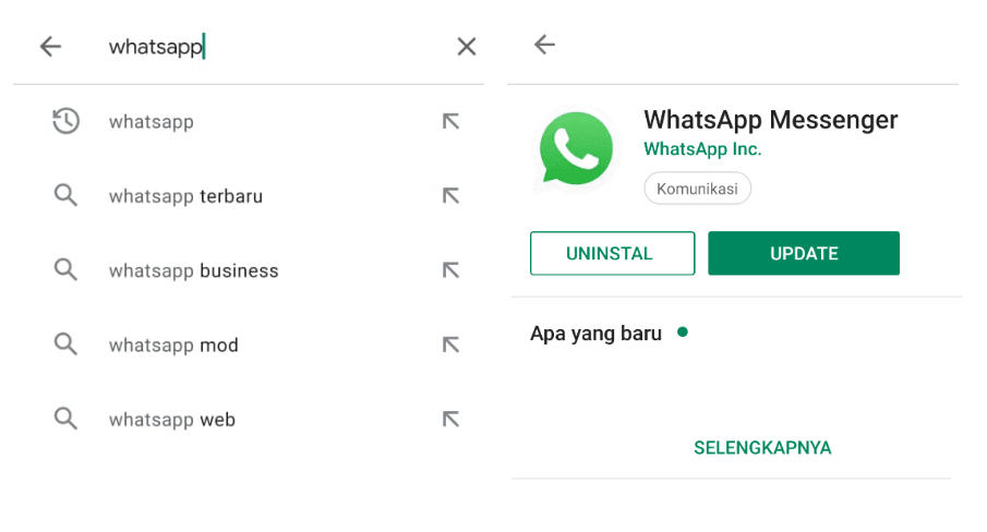 Update Versi WhatsApp