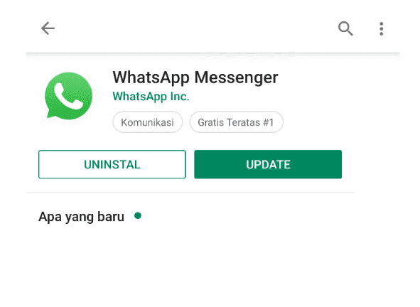 Update WhatsApp